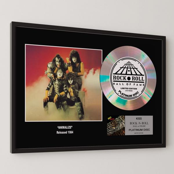 キッス KISS アニマライズ Animalize platinum disc album プラチナディスク 証明書付 ‐12