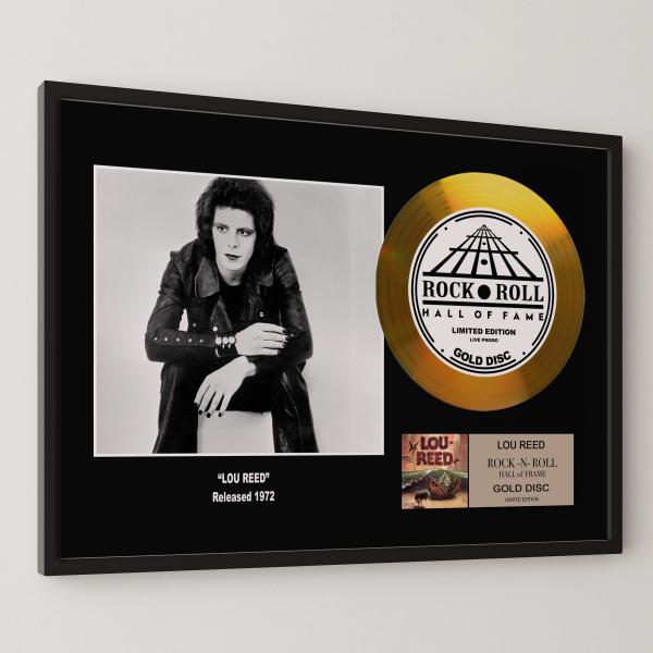 ルー・リード Lou Reed ロックの幻想 gold disc album 金 ゴールド