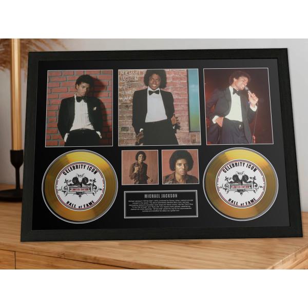 【 マイケル・ジャクソン / Michael Jackson 】『 オフ・ザ・ウォール 』 ゴールドディスク アルバム フレーム / 証明書付き-4