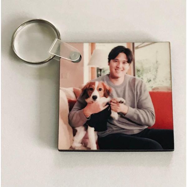Keychain キーホルダー  キーチェーン【 大谷翔平 】MLB ロサンゼルス・ドジャース プロ野球選手 -s3