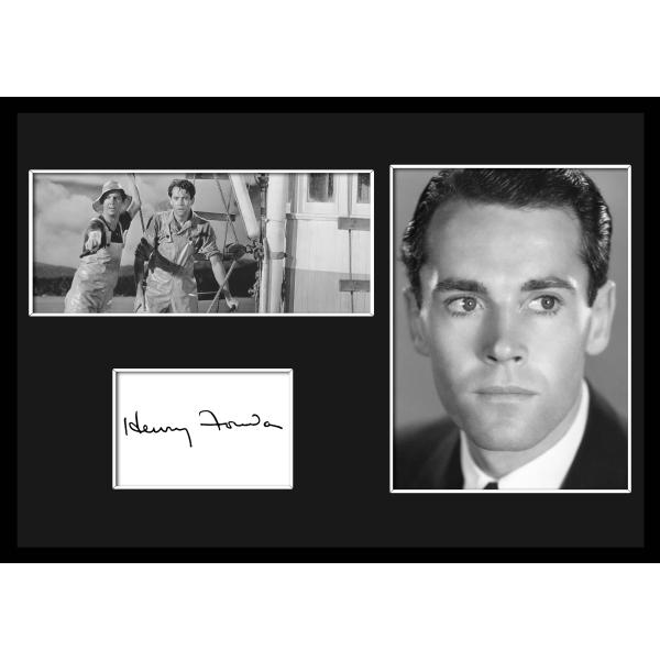 10種類!Henry fonda/ヘンリー・フォンダ/サインプリント&amp;証明書付きフレーム/BW/モノクロ/ディスプレイ (10-3W)