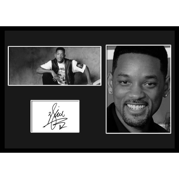 10種類!Will Smith/ウィル・スミス/サインプリント&amp;証明書付きフレーム/BW/モノクロ/ディスプレイ (2-3W)