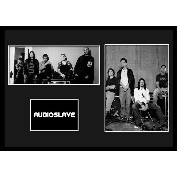 5種類!Audioslave/オーディオスレイヴ/ROCK/ロックバンドグループ/証明書付きフレーム/BW/モノクロ/ディスプレイ (1-3W)