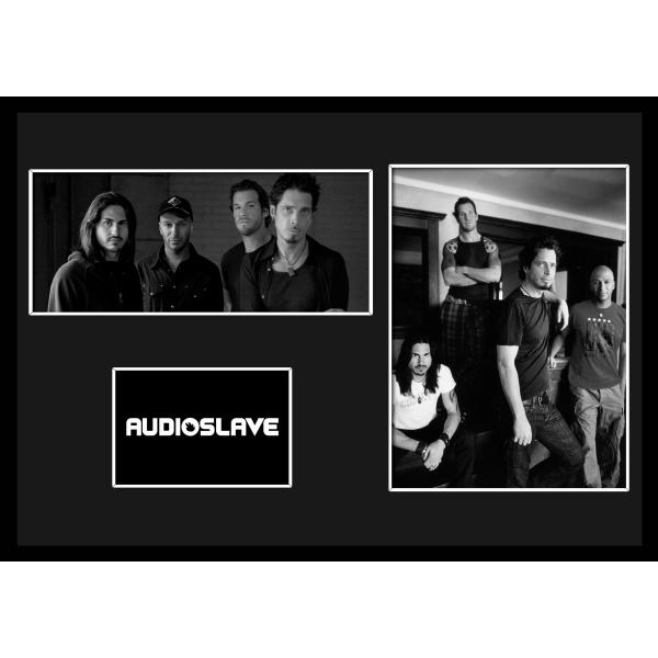 5種類!Audioslave/オーディオスレイヴ/ROCK/ロックバンドグループ/証明書付きフレーム/BW/モノクロ/ディスプレイ (3-3W)