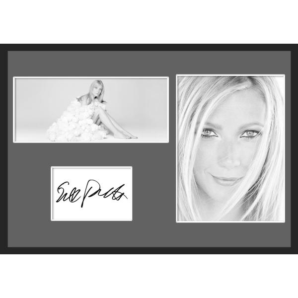 10種類!Gwyneth Paltrow/グウィネス・パルトロー/女優/サインプリント&amp;証明書付きフレーム/BW/モノクロ/ディスプレイ(2-3W)