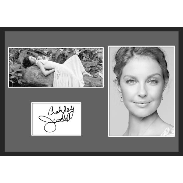 8種類!アシュレイ・ジャッド/Ashley Judd/サインプリント&amp;証明書付きフレーム/BW/ディスプレイ-5