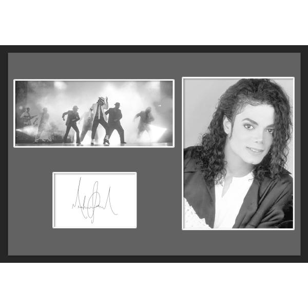 Michael Jackson サイン入り写真 フレーム付き 71Q-NJDaC-L._AC_UF894,