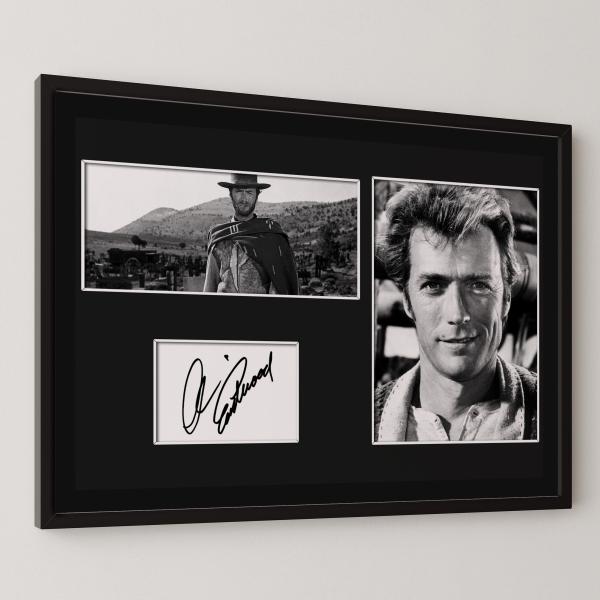 クリント・イーストウッド　直筆サインポートレート・証明書付き 10種類!Clint Eastwood/クリント・イーストウッド/サインプリント&証明