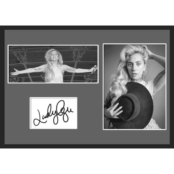 10種類!Lady Gaga/レディー・ガガ/サインプリント&証明書付きフレーム