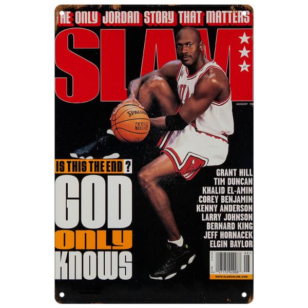 ブリキ看板【Michael Jordan/マイケル・ジョーダン】バスケ/NBA