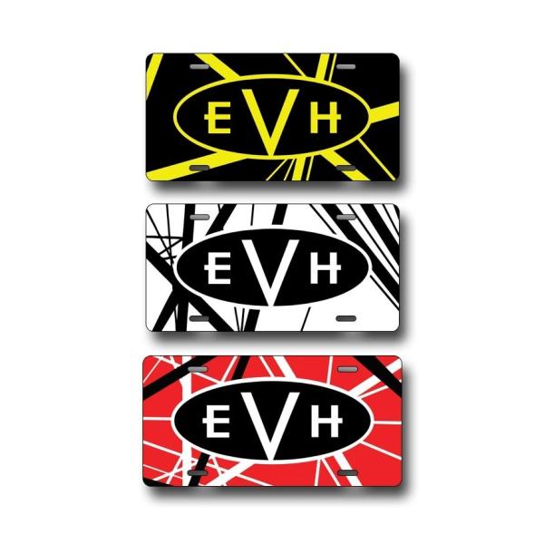 3枚セット【Edward Van Halen/エドワード・ヴァン・ヘイレン】ロック/エディ/ギター/ティンサイン/ナンバープレート/ライセンスプレート-1