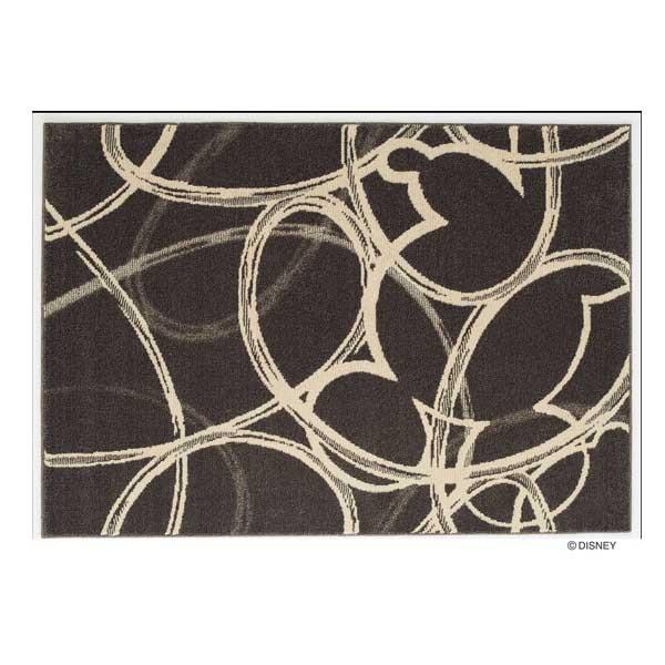 ディズニー ミッキー ブレンドライン 玄関マット ラグマット 約130 190cm マット Alice 敷物