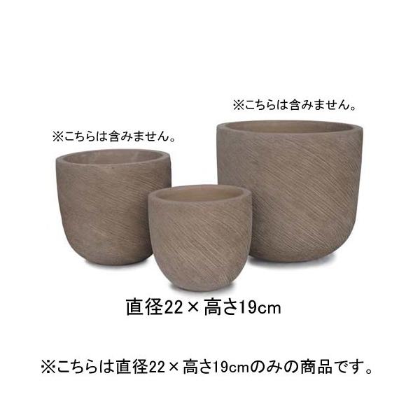 プランター 7号 F22 19cm テラコッタ マーケティング ラウンド 植木鉢 鉢 鉢カバー 鉢植え シンプル モダンガーデン ガーデニング