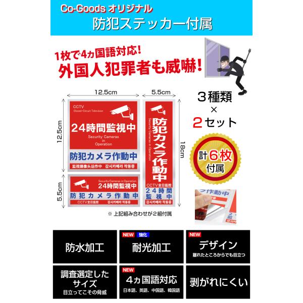 �_�~�[�h�ƃJ���� ��t���� �h�ƃX�e�b�J�[ �h�ƃJ���� �_�~�[ �Ď��J���� �_�~�[�J���� Co-Goods ���i�摜4