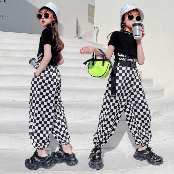 ヒップホップ ダンス衣装セットアップ キッズ ダンス 衣装 女の子 男の子韓国 子供服 ファッション K Pop 個性 キッズダンス衣装 トップス パンツ 半袖 シ 特別オファー