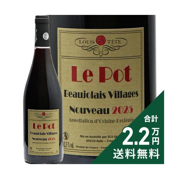 赤ワイン ボジョレー ヴィラージュ ヌーヴォー 2025 ルイ テット 【11