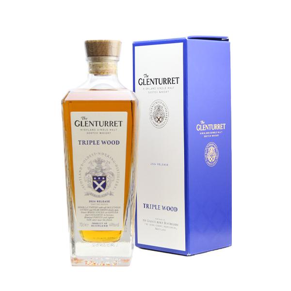 グレンタレット ピーテッド700ml×2/トリプルウッド700ml×1 ザ・グレンタレット トリプルウッド 2024 700ml 44% ザ・グレン