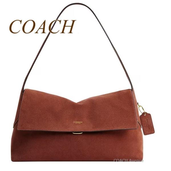 COACH（コーチ） COACH CDT20 チェルシー スエード ショルダー バッグ