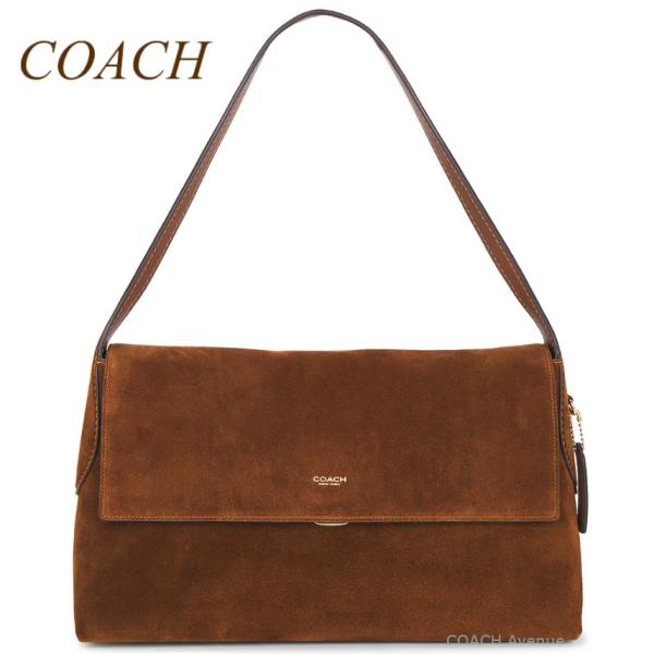 COACH（コーチ） COACH CDT20 チェルシー スエード ショルダー バッグ
