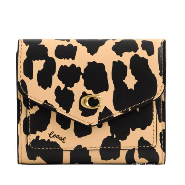 【極美品】COACH 23aw cm700 レオパード　ウィンスモールウォレット COACH（コーチ） なくなり次第終了セール COACH CM700 ウィン スモール