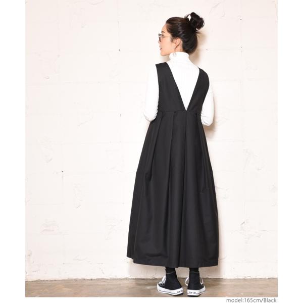 ワンピース レディース ロング丈 プリーツ フレア ジャンパースカート 前後2way Vネック クルーネック 無地 メール便不可 18aw Buyee 日本代购平台 产品购物网站大全 Buyee一站式代购 Bot Online