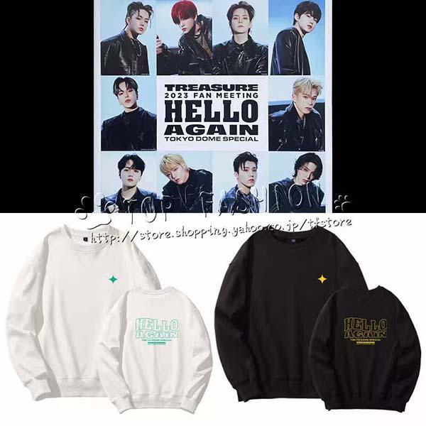 TREASURE 2023 HELLO AGAIN 韓流グッズ 長袖 パーカー 厚手と薄手 