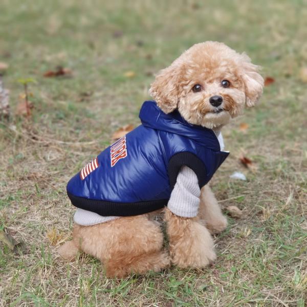 犬服 ダウン セール品 S M L XL 中型 犬 小型 犬 冬 かわいい コート NewYork ジャンパー ペット服 防寒 かわいい 犬 服 ドッグウェア doggystar ドッギースター