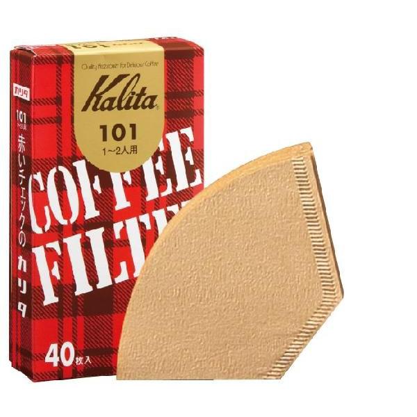 コーヒー ペーパーフィルター   Kalita (カリタ) ブラウン 濾紙 101 40枚入 :501012:コクテール堂 - 通販 -  