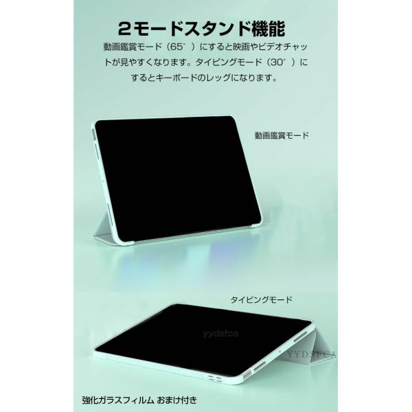 Samsung Galaxy Tab A11 8.7�C���` A11 Plus  11�C���` �P�[�X �J�o�[ �^�u���b�g PU���U�[  �����₷�� ����h�~ �X�^���h�@�\ �l�C �蒠�^�J�o�[ ���i�摜4