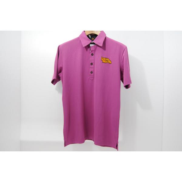 coco 中古【SALE】ラウドマウス LOUDMOUTH メンズ 半袖ポロシャツ M 紫 パープル シンプル レターパックプラス発送可 68113