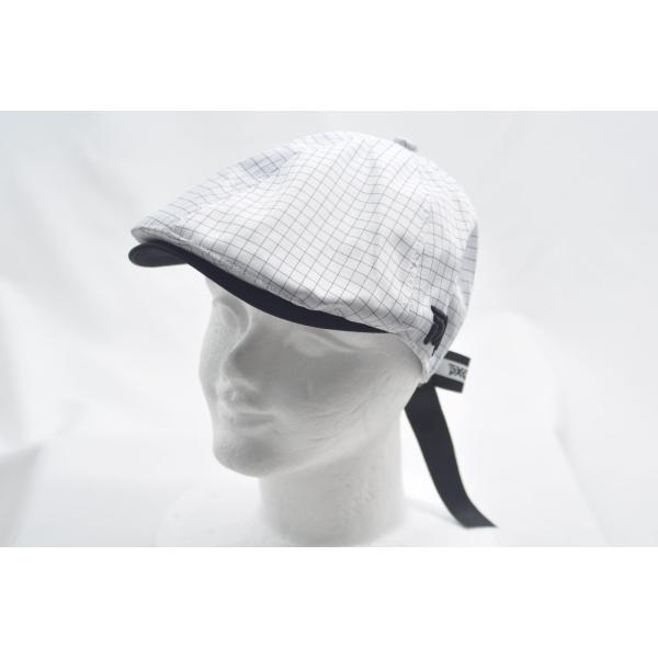coco 中古【値下げ】 ピーエックスジー PXG ハンチング F(56-58cm) 白　ホワイト/チェック レターパックプラス発送可 76658