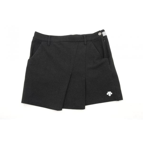 coco 中古【SALE】 デサントゴルフ DESCENTE GOLF レディース スカート M 黒 ブラック 起毛素材 レターパックプラス発送可 84707