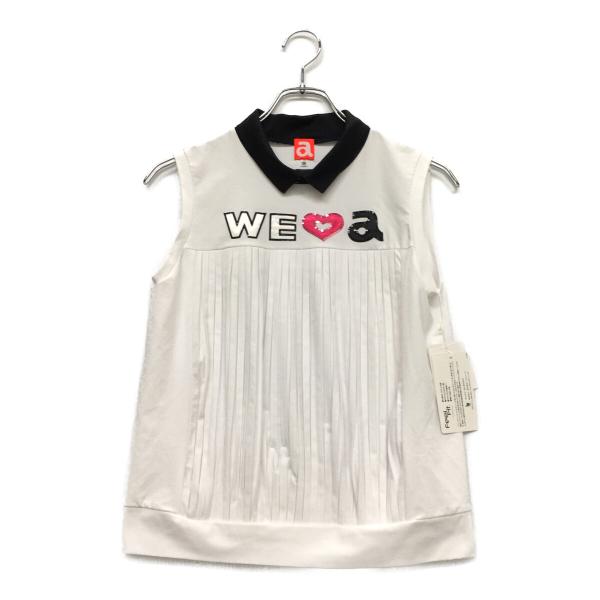 archivio ゴルフノースリーブ ホワイト 38 archivio（アルチビオ） coco 未使用品【SALE】アルチビオ レディース