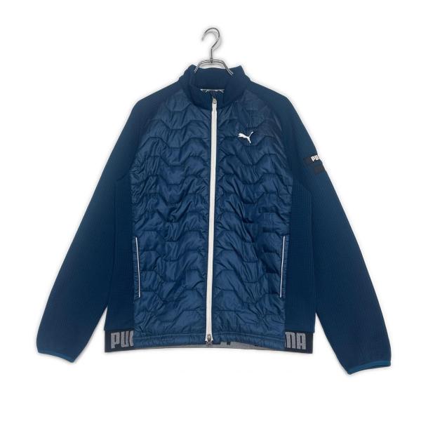 PUMA（プーマ） coco 中古 メンズ ニットアウター XL 青系 ブルー 中綿