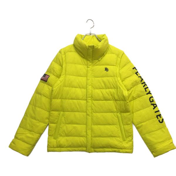 美品 ★パーリーゲイツ★人気 ２WAY 中綿ダウンジャケット★サイズ5 L PEARLY GATES パーリーゲイツ 2WAYダウンジャケット ネイビー系 2
