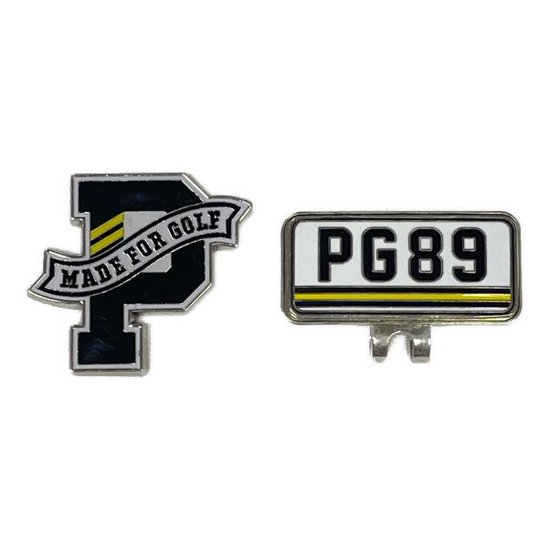 coco 中古【値下げ】パーリーゲイツ PEARLY GATES マーカー ブラック クリップマーカー マグネット  ネコポス発送可 110131