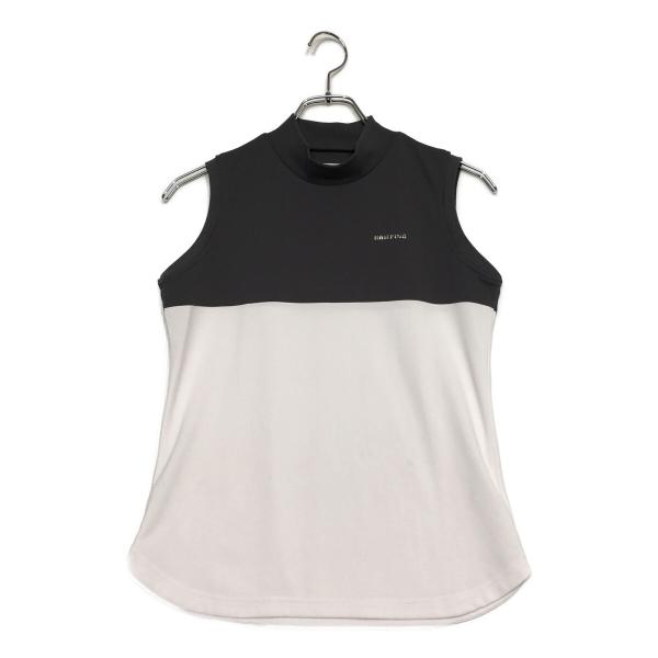 coco 中古 ブリーフィング BRIEFING レディース ノースリーブ M グレー×ホワイト ハイネック モックネック BRIEFING（ブリーフィング） coco 中古 レディース ノースリーブ M