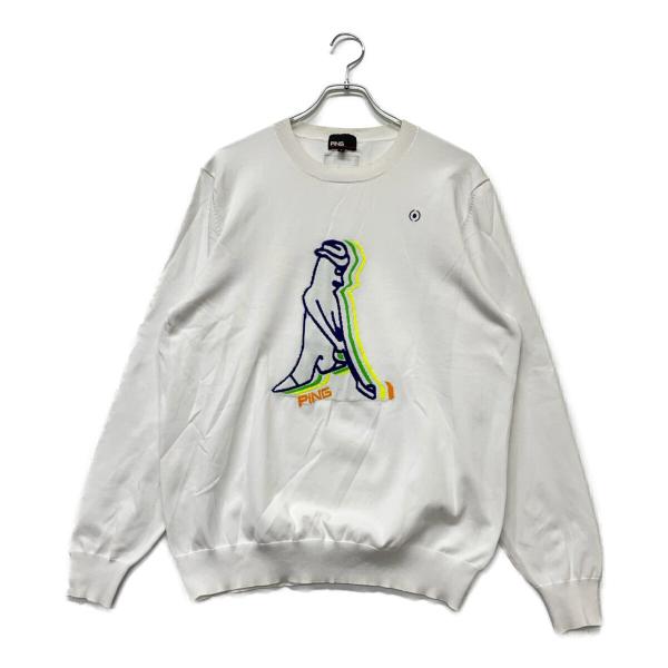 PING（ピン） 中古【値下げ】 メンズ セーター L 白 ホワイト 長袖