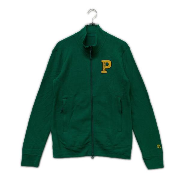 coco 中古 パーリーゲイツ PEARLY GATES メンズ フルジップアウター 4(M) 緑 ブランドロゴ 発熱保温 PEARLY GATES（パーリーゲイツ） coco 中古 メンズ フルジップアウター