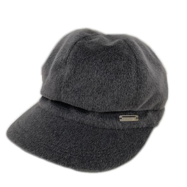 coco 中古【値下げ】 セントアンドリュース StANDREWS キャスケット SM グレー フロッキー素材 レターパックプラス発送可 K022468