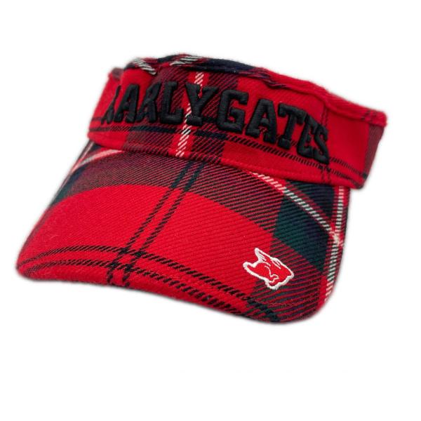 PEARLY GATES coco 中古 パーリーゲイツ サンバイザー フリー レッド