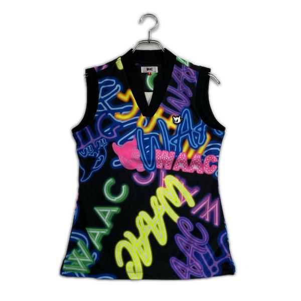 WAAC coco 中古 ワック レディース ノースリーブシャツ 3(L) ブラック
