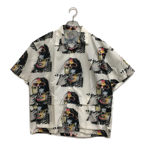 coco 未使用品 ラッセルノ RUSSELUNO メンズ 半袖シャツ 4(M) 白 ホワイト ボタン Russeluno（ラッセルノ） coco 中古 メンズ 半袖シャツ 4(M) ホワイト