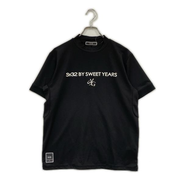SY32 BY SWEET YEARS - coco 未使用品 エスワイサーティトゥバイスィートイヤーズ SY32 by SWEET YEARS メンズ 半袖シャツ XL 黒 モックネック 凹凸メッシュ 吸水速乾 SY32 by SWEET YEARS（エスワイサーティトゥバイスィートイヤーズ