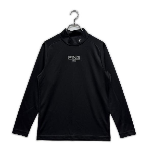 PING（ピン） coco 中古 メンズ 長袖シャツ M 黒 ブラック モック
