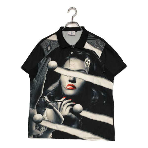 coco 中古 ラッセルノ RUSSELUNO メンズ 半袖ポロシャツ 4(M) 黒 ブラック ストレッチ Russeluno（ラッセルノ） coco 中古 メンズ 半袖ポロシャツ 6(LL) 黒