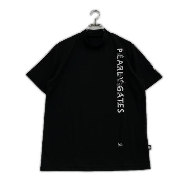 即完品♡パーリーゲイツ×スヌーピー コラボ モックネック 2XL ブラック 美品 PEARLY GATES（パーリーゲイツ） coco 未使用品 メンズ 半袖シャツ 6