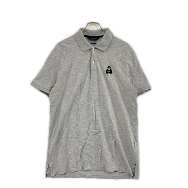coco 中古 ポロゴルフ POLO GOLF メンズ 半袖ポロシャツ L グレー ポロベア刺しゅう シンプル POLO GOLF coco 中古 ポロゴルフ メンズ 半袖ポロシャツ L グレー