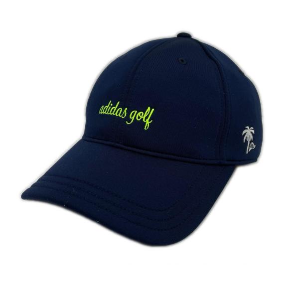 coco 中古【値下げ】 アディダスゴルフ adidas GOLF キャップ ネイビー 紺 パームツリーレディース レターパックプラス発送可 K028403