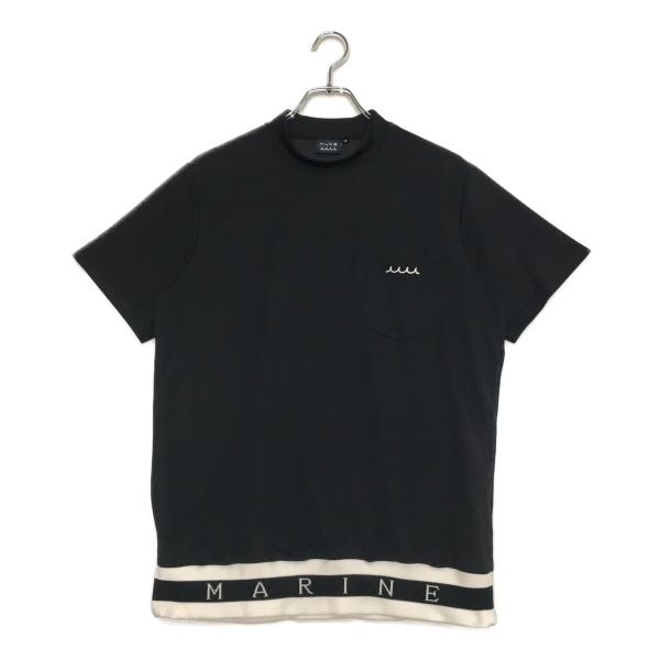 （最終値下）muta ゴルフシャツ サイズ5 黒 MARINE muta MARINE GOLF（ムータマリンゴルフ） coco 中古 ムータマリン muta